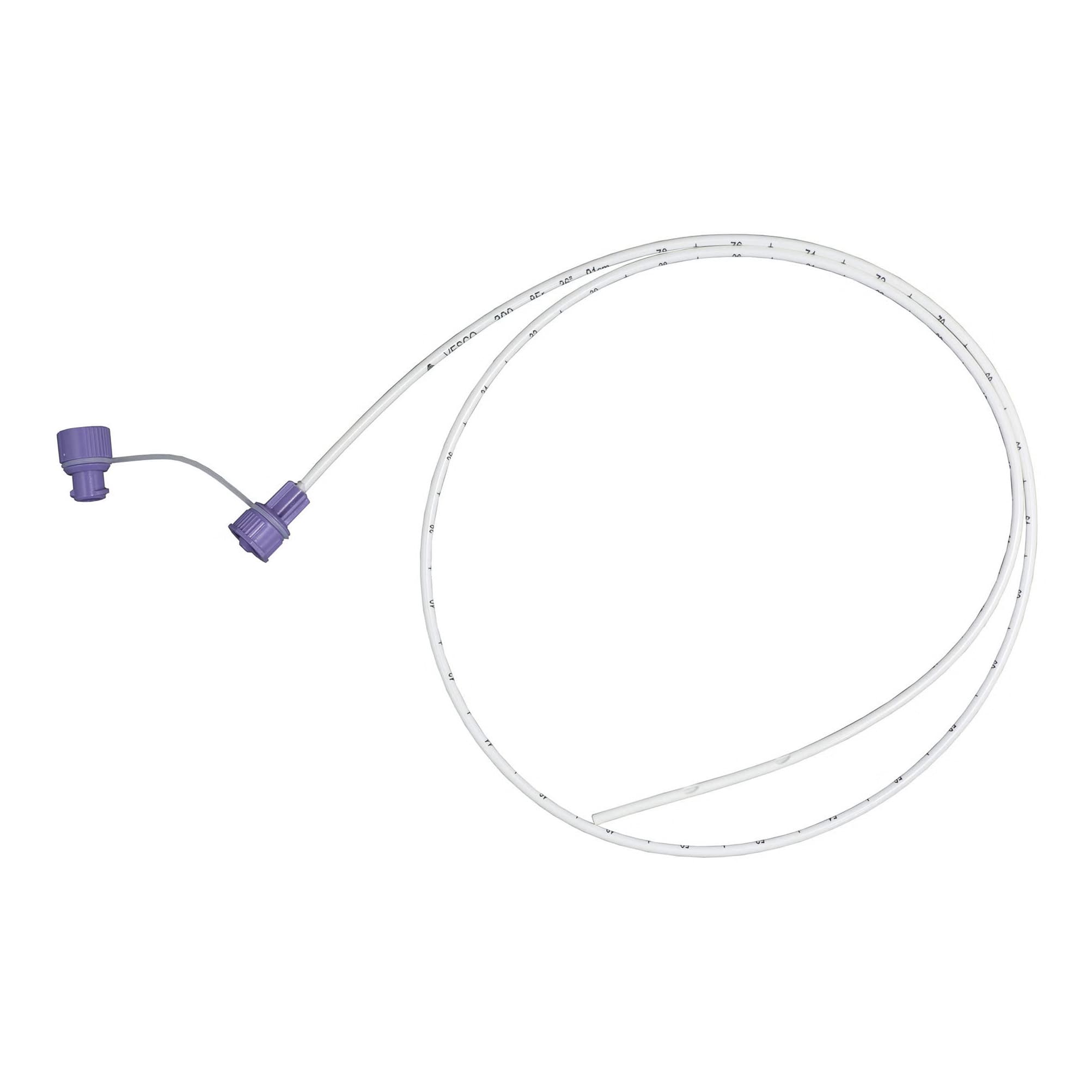 Vesco Medical Single Port Nasogastric Feeding Tube, 12 Fr, 36 Inch Tube - Each - Image 1