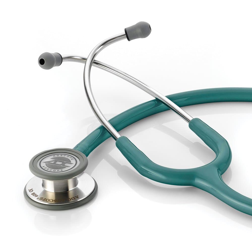 ADC Adscope Convertible Clinician Stethoscope, Teal - Image 1