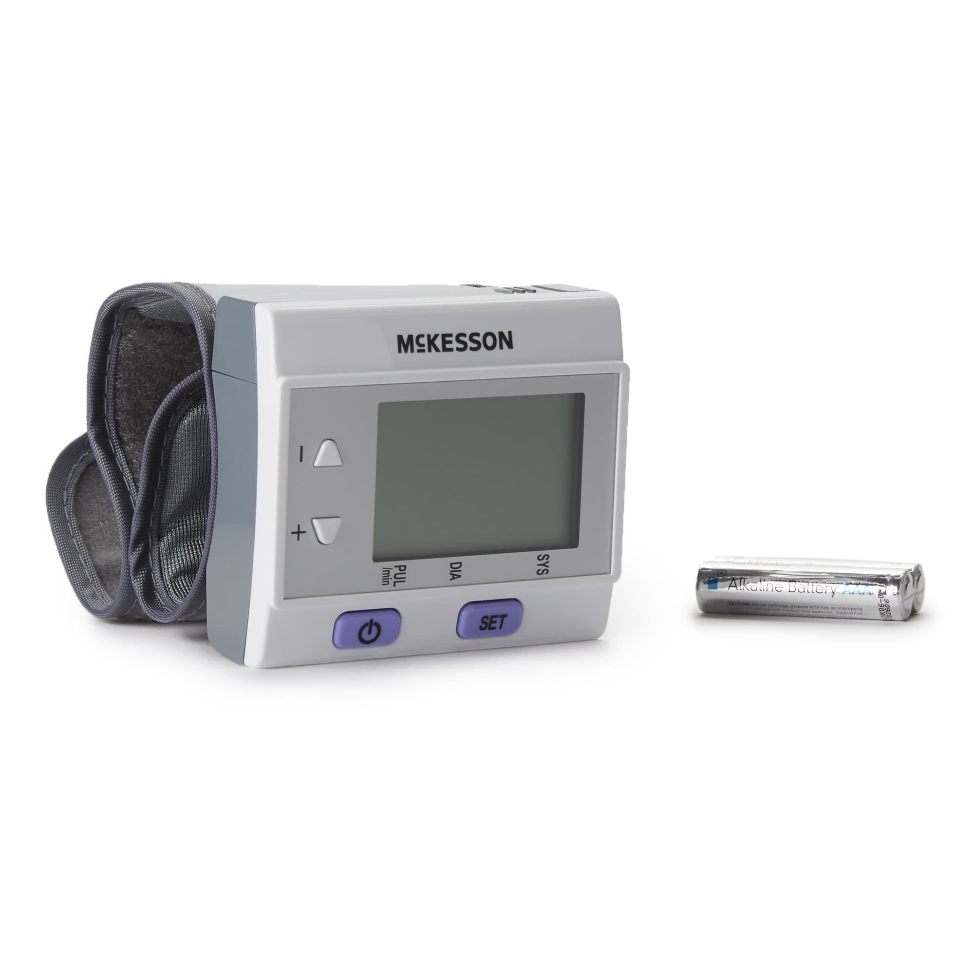 McKesson Automatic Digital Wrist BP Monitor, One Size Fits Most Nylon Cuff - Image 1