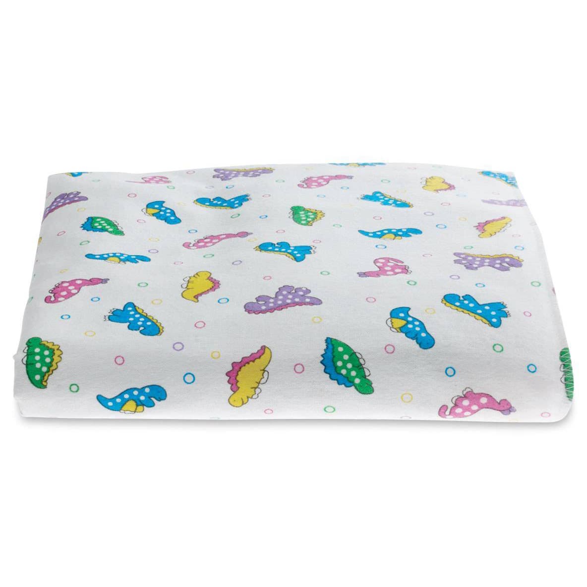 Medline Kuddle-Up Sterile Flannel Baby Blanket, 30" x 40" - Case of 20 - Image 1
