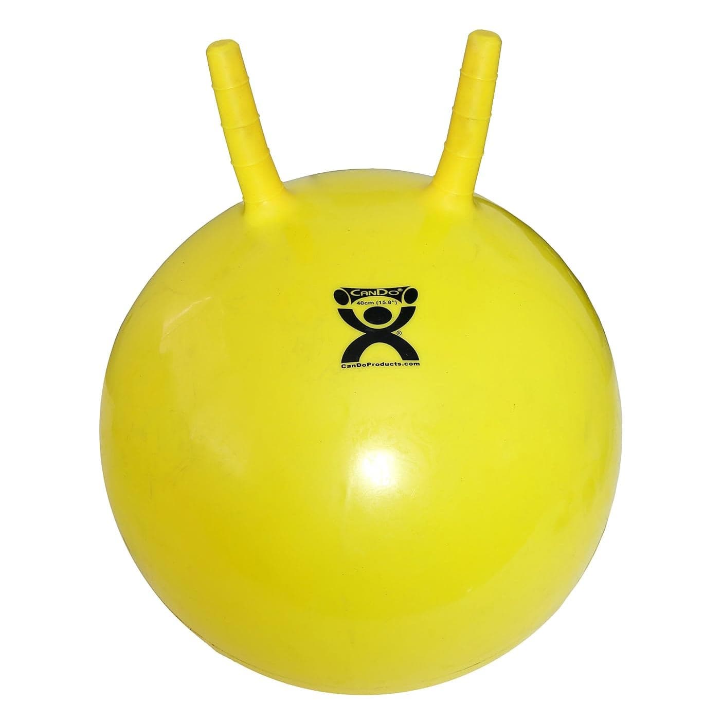 CanDo Inflatable Exercise Jump Ball, 16 Inch, Yellow - Image 1