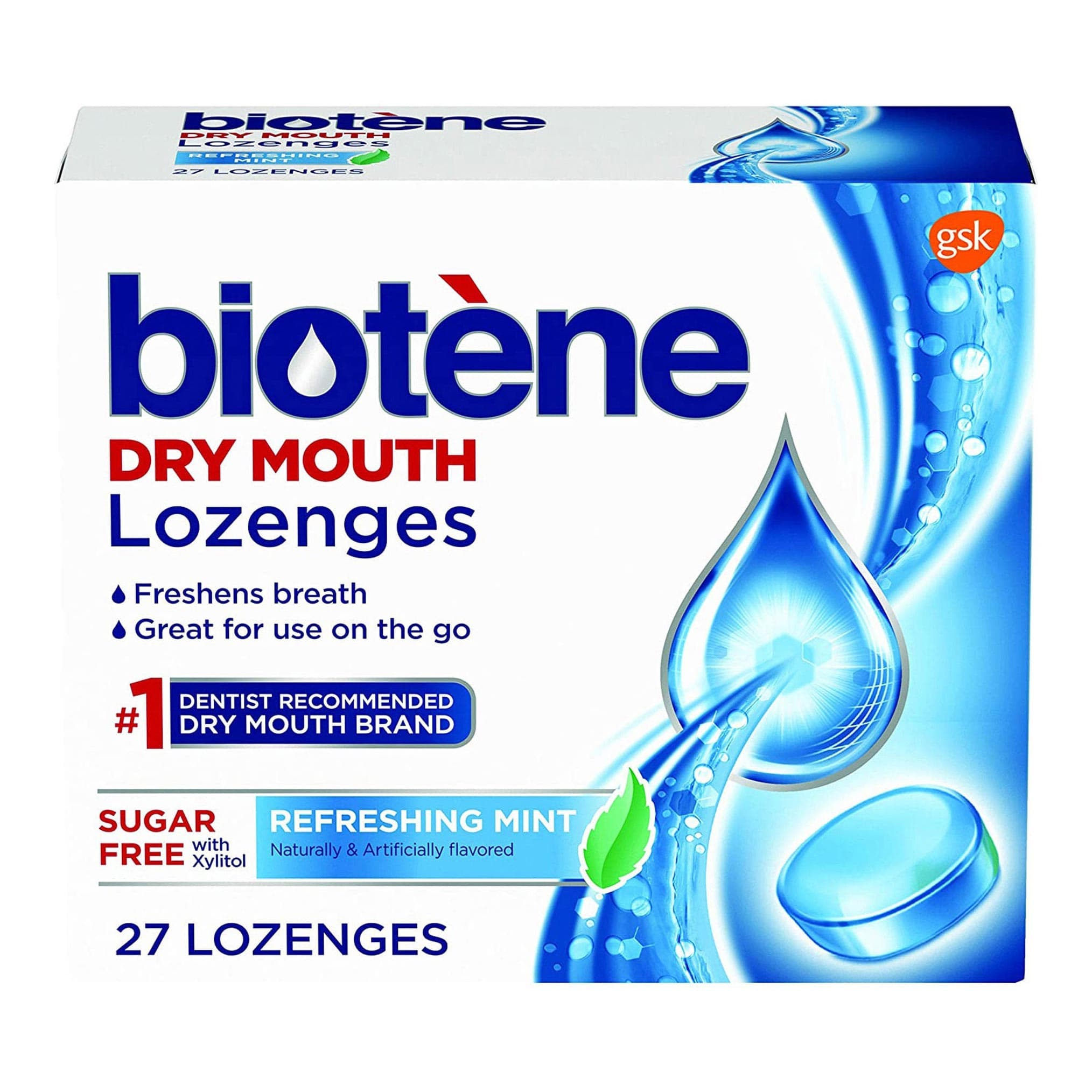 Biotene Dry Mouth Lozenges - Box of 27 Lozenges - Image 1