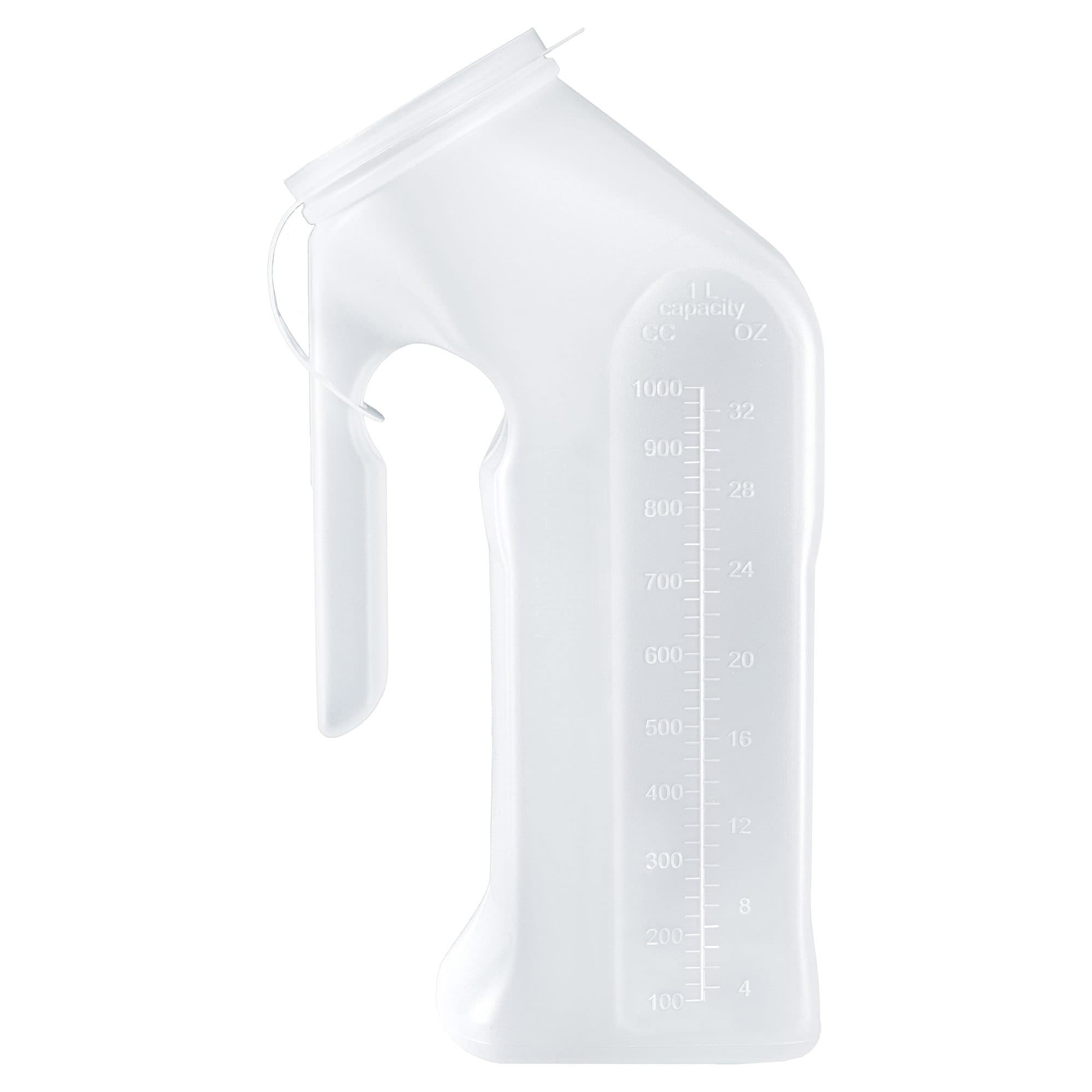 McKesson Male Urinal Translucent White Single Patient Use - Image 3