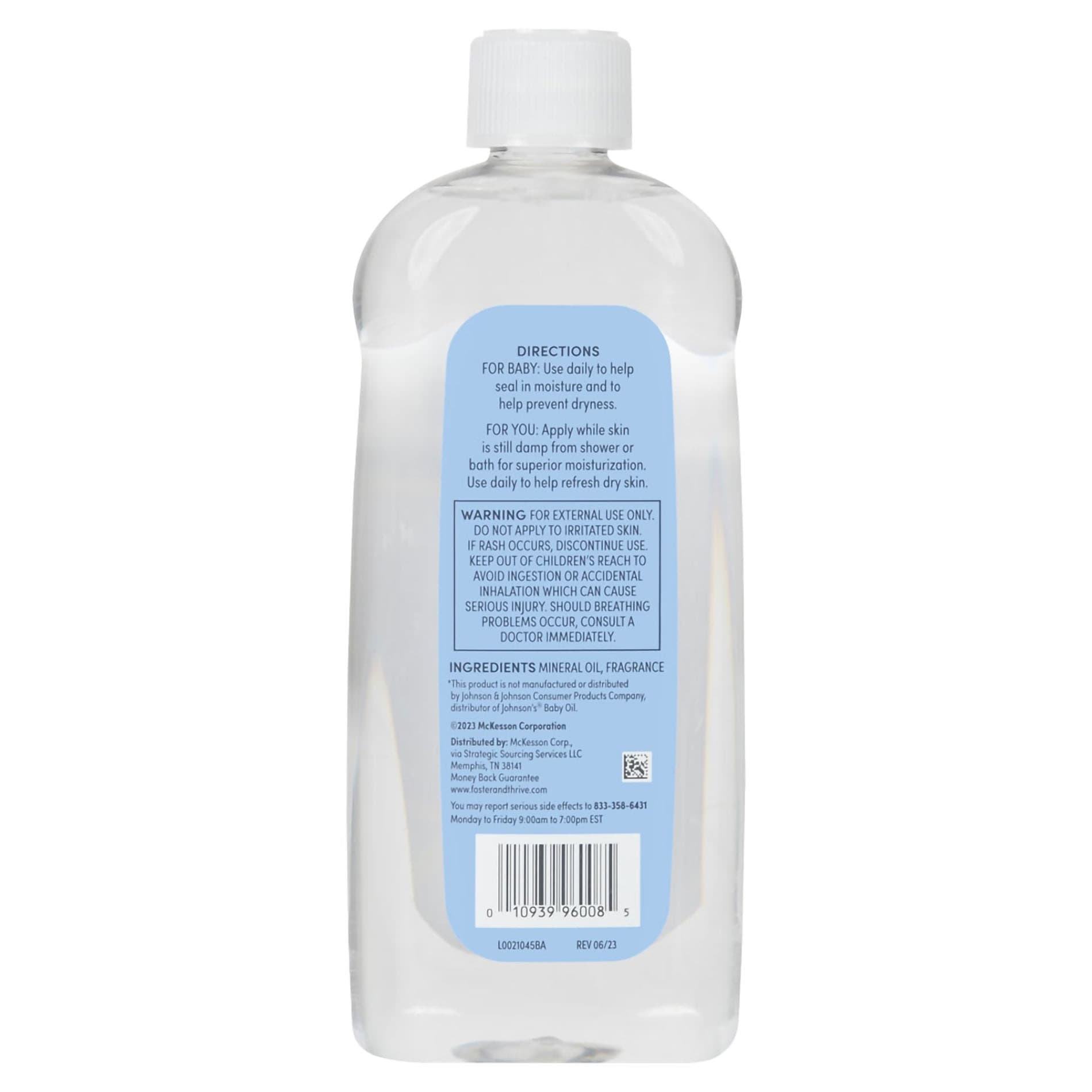 Foster & Thrive Baby Oil Bottle, Scented, 20 oz - Each - Image 2