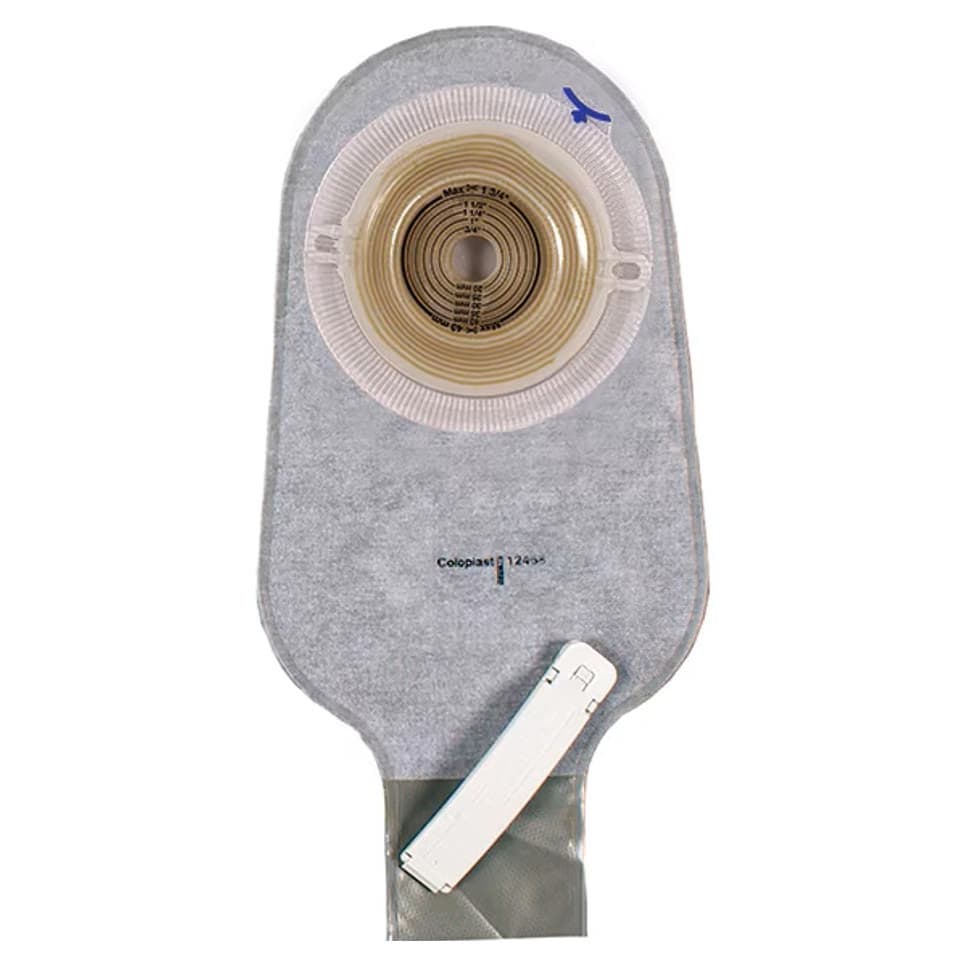 Assura Deep Convex MINI Drainable Pouch without filter - Box of 10