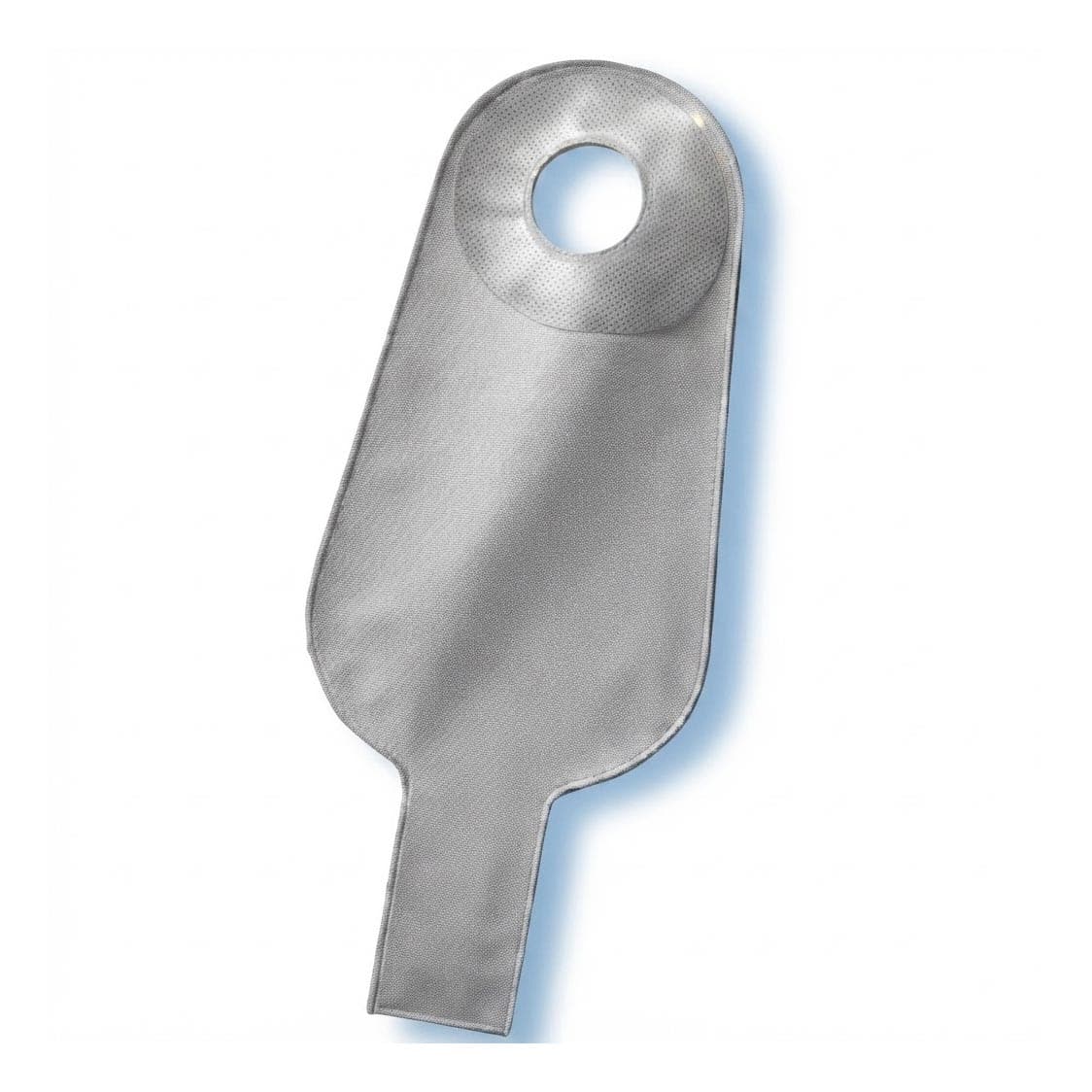 Marlen Weight-Less Odour-Ban 1-Piece Ileostomy Pouch, White 9-3/4" L x 5-5/16" W, Medium - Package of 5 - Image 1