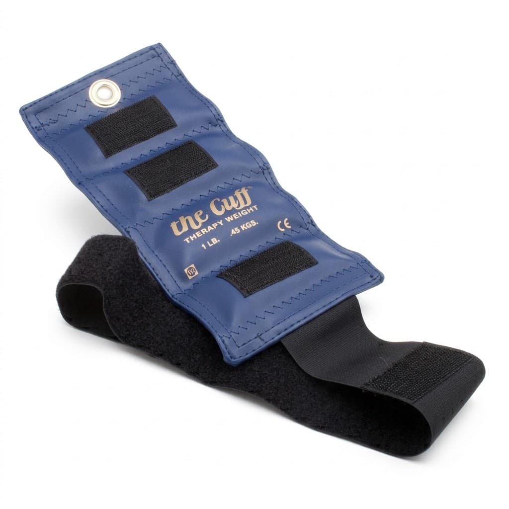 The Cuff Deluxe Ankle and Wrist Weight, Blue, 1 Lbs - Image 1