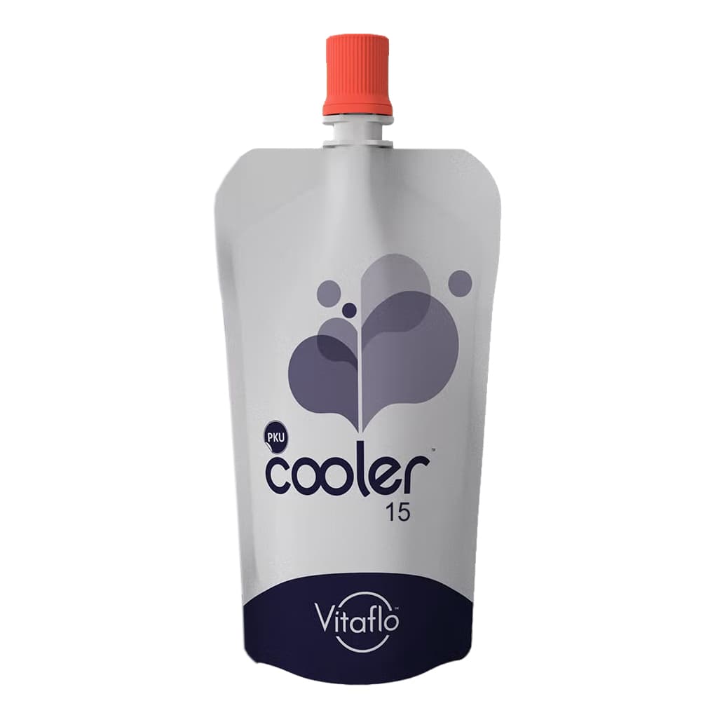 Vitaflo PKU Cooler 15 Dietary Formula, Red, 130 mL - Case of 30 - Image 1