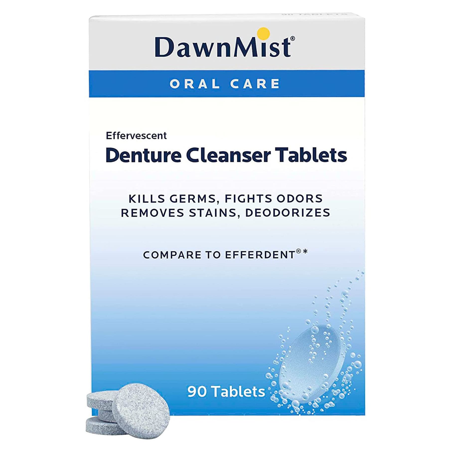 Dawn Mist Denture Cleanser Tablet - Case of 2160 - Image 1