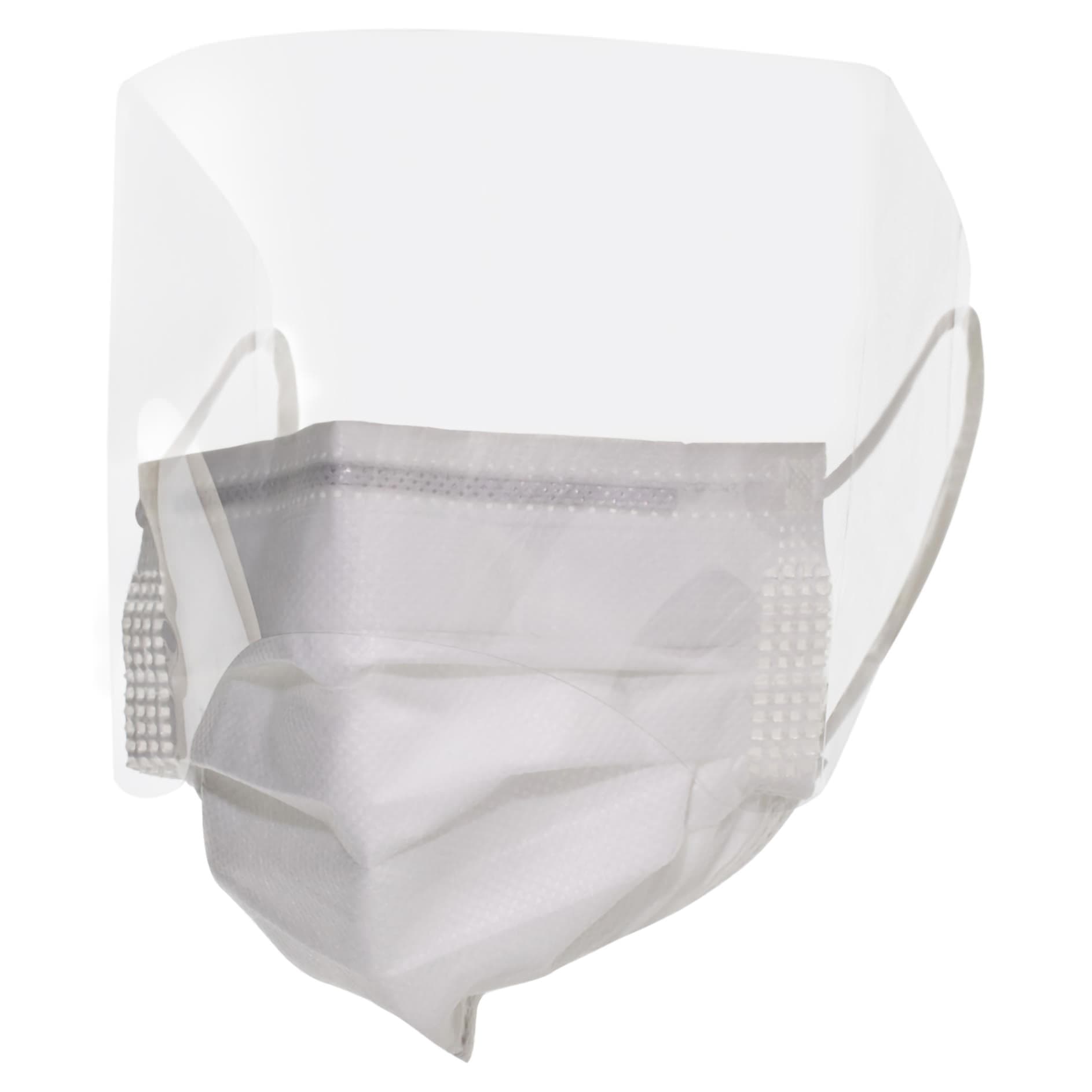 McKesson ASTM Level 3 Procedure Mask with Eye Shield - Image 2