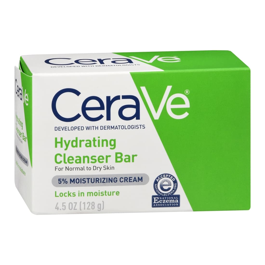 CeraVe Hydrating Cleanser Bar, Unscented, 4.5 oz - Each