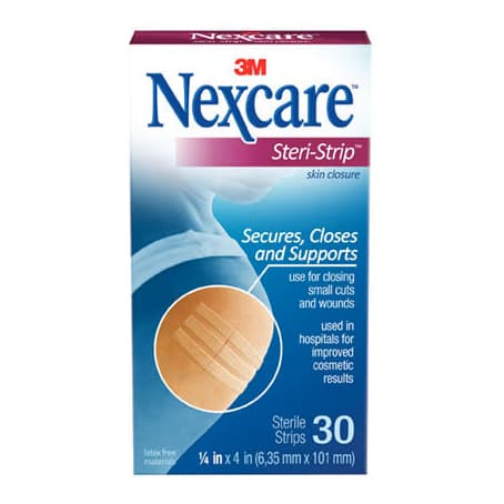 3M Nexcare Steri-Strip Skin Closure, White - Image 1