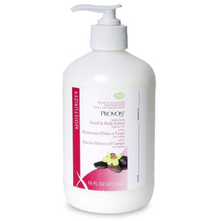 Provon Moisturizing Fragrance Free Hand And Body Lotion, 16 oz. Pump Bottle - Case of 12 - Image 1
