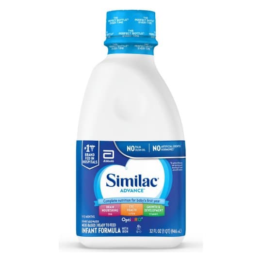 Similac Advance 20 Infant Formula With Optigro, 32 oz - Each - Image 1