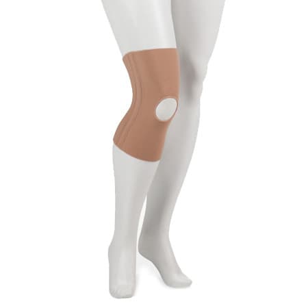Juzo Genu 303 Expert Seamless Compression Knee Support, 30-40mmHg, Beige, Size 3, Open Patella - Image 1