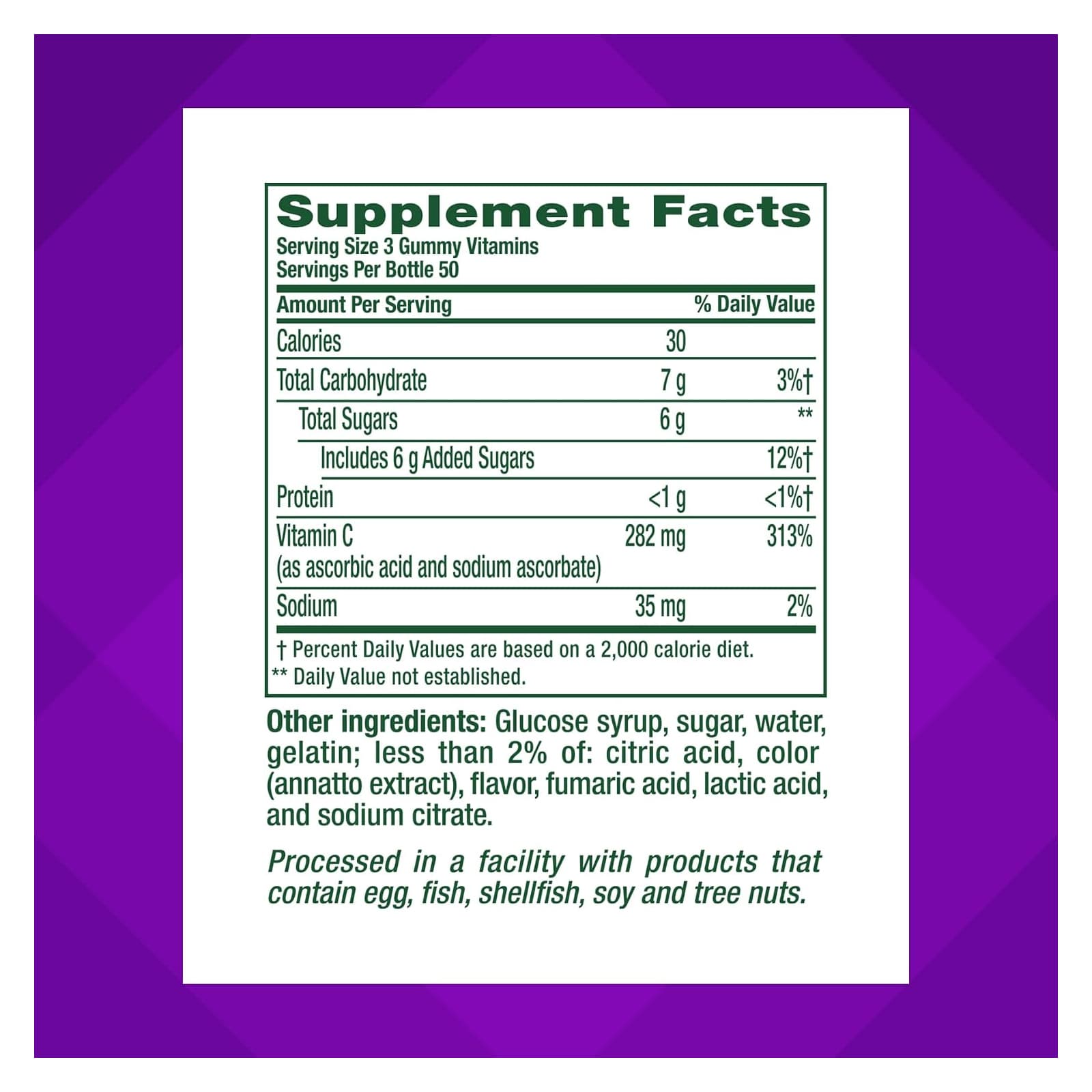 Vitafusion Vitamin C Gummies, Power C, 282 mg - Image 3