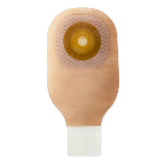 Premier 1-Piece Drainable Ostomy Pouch with Convex Flextend Barrier, Clamp Closure and Tape