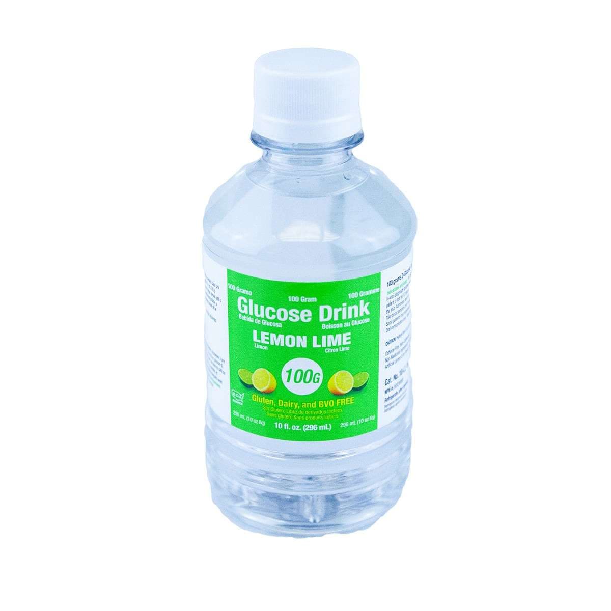 Glucose Tolerance Beverage, 100 Gram, Lemon-Lime - Case of 24 - Image 1