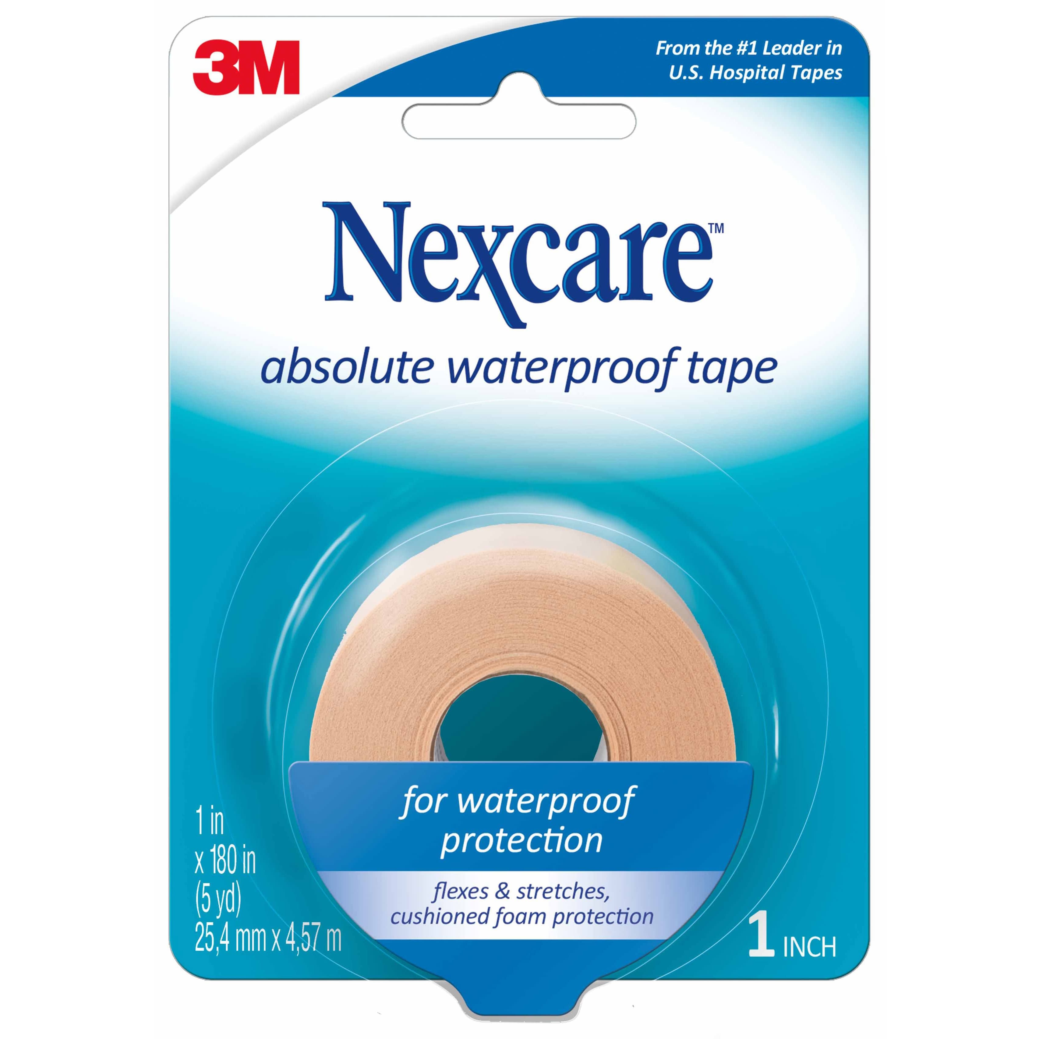 3M Nexcare Absolute Waterproof Tape, 1 Inch x 5 Yard - Image 1