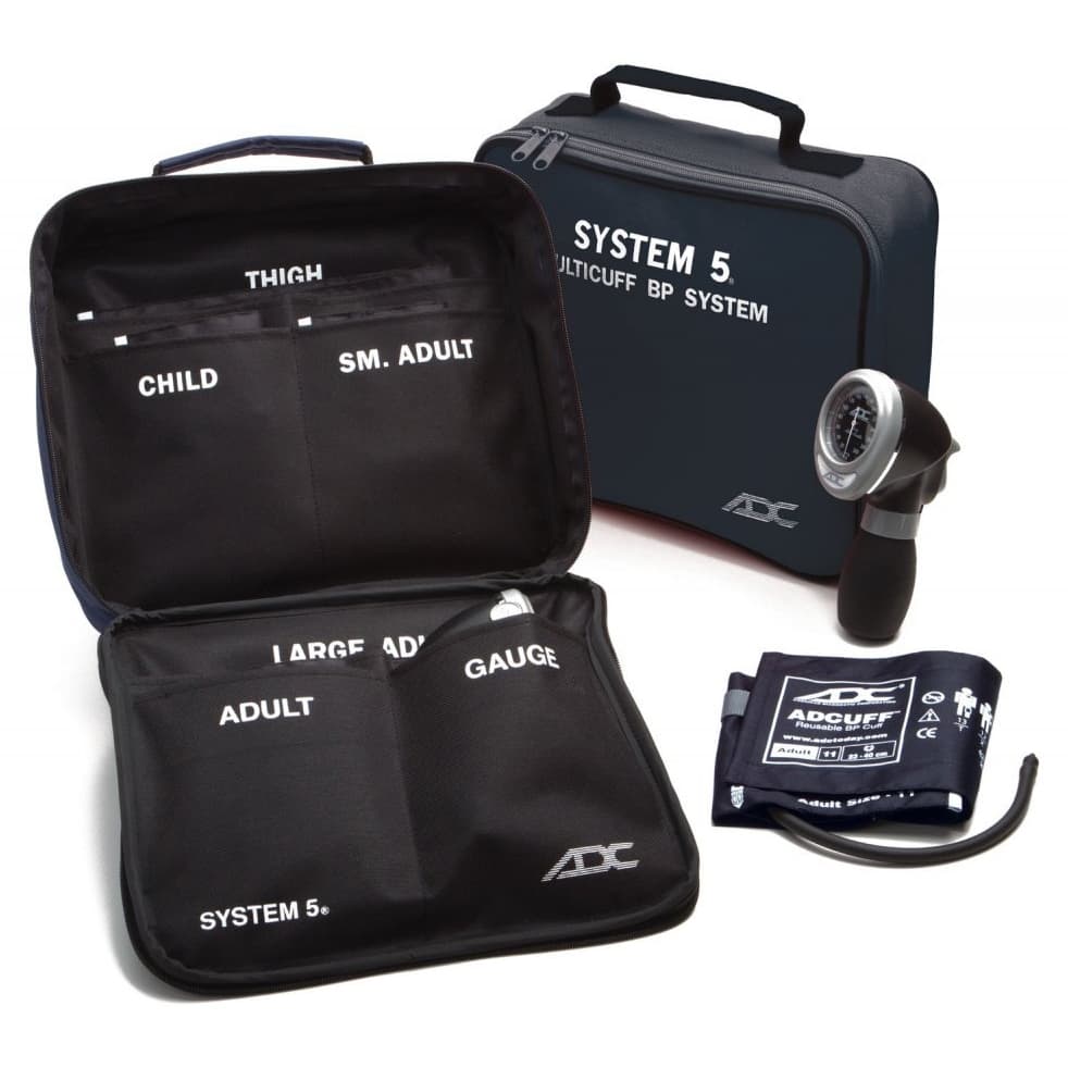 ADC System 5+ Portable 5 Cuff Sphyg with Adcuff+