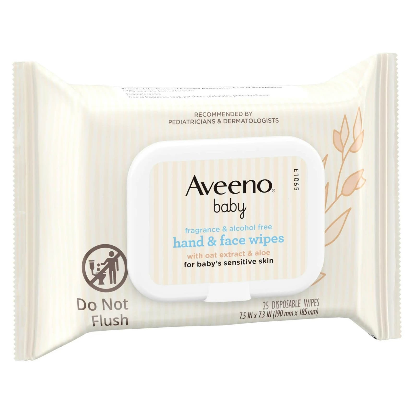 Aveeno Baby Soft Wipe Unscented - Image 1