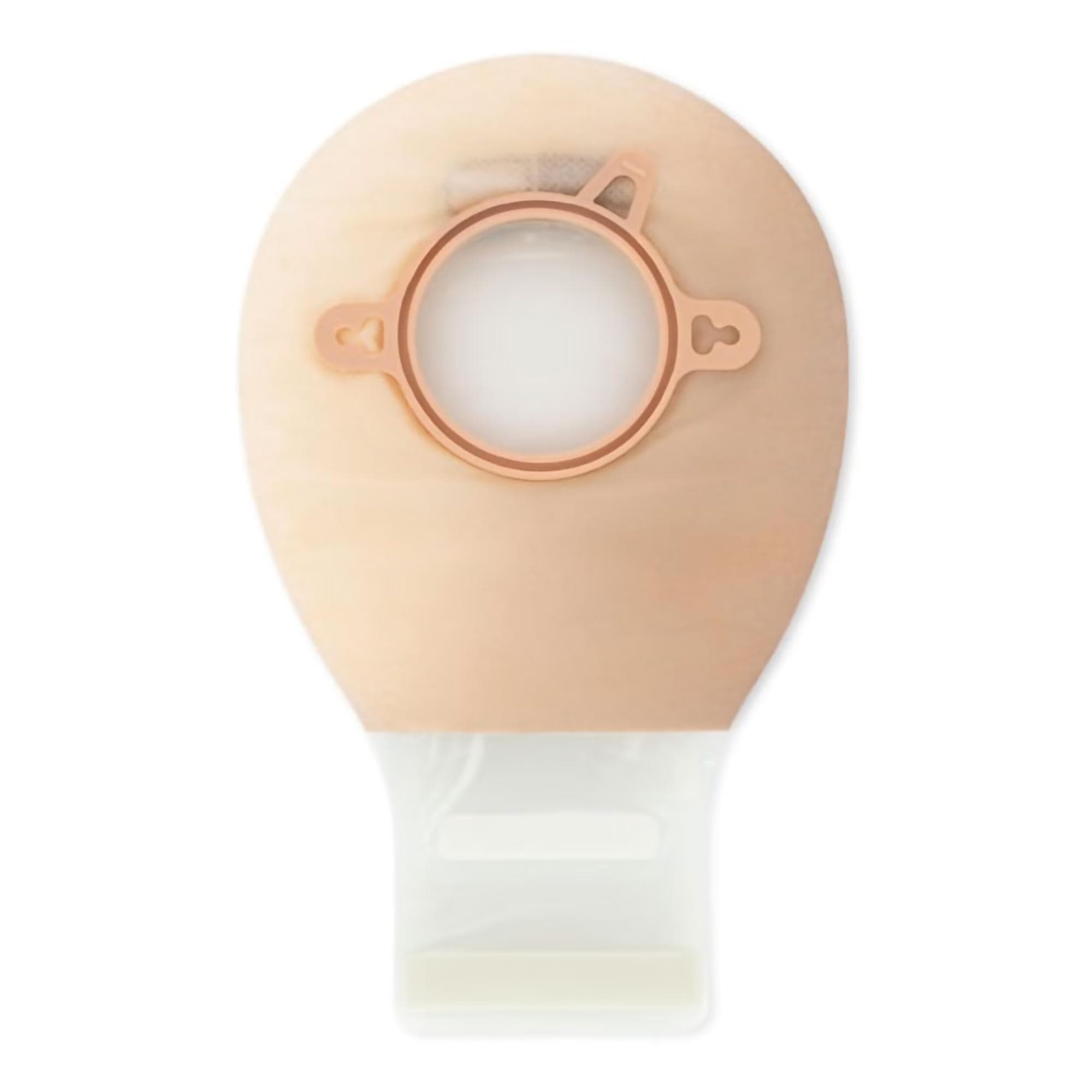 New Image 2-Piece Drainable Mini Ostomy Pouch, Transparent, 1-3/4 Inch - Box of 20 - Image 1