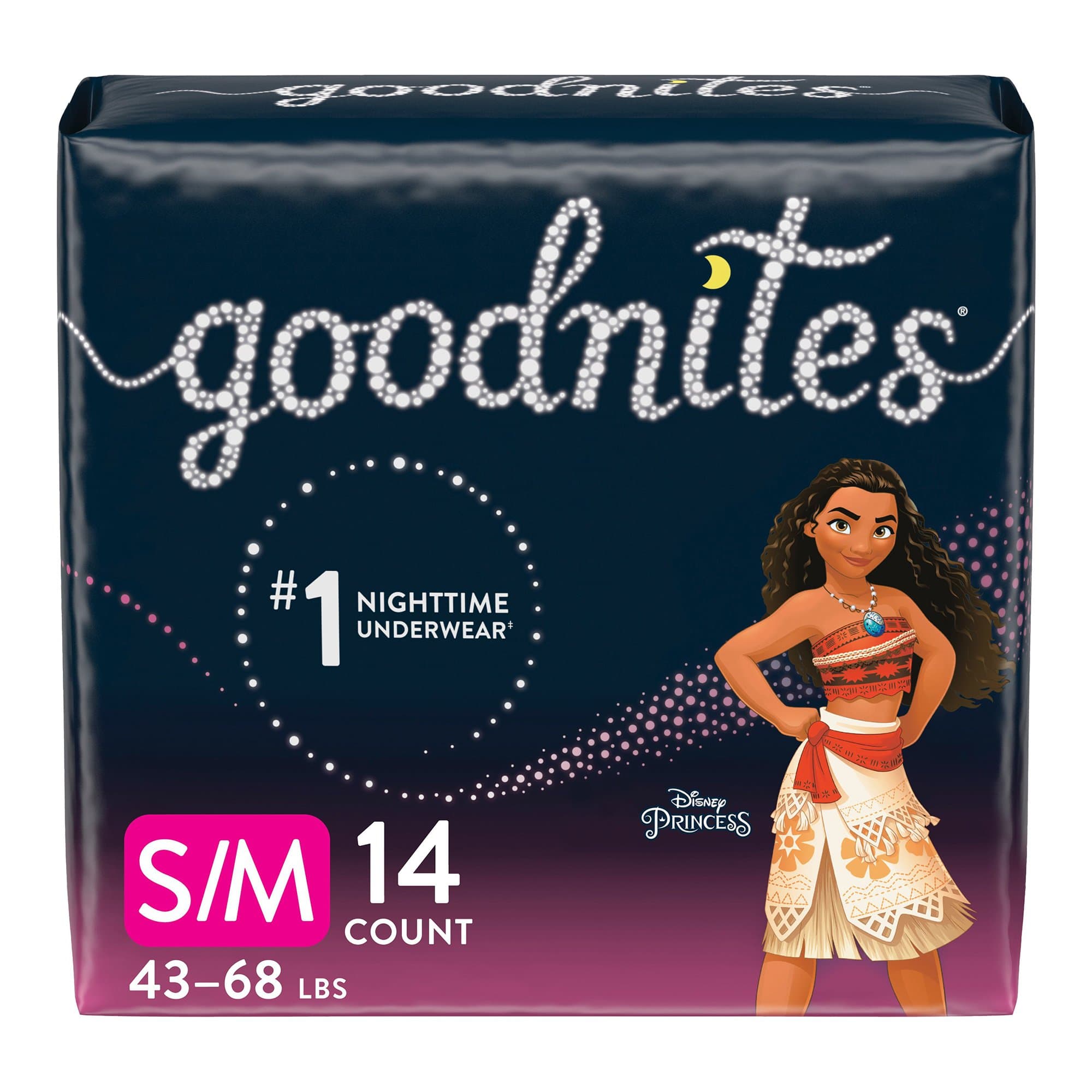 Goodnites Nighttime Underwear For Girls, Small-Medium - Package of 14 - Image 1