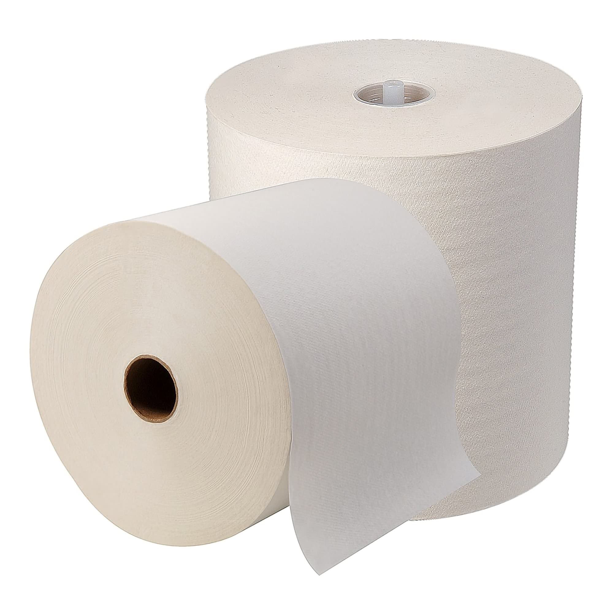 SofPull Paper Towel 1-Ply Continuous Sheet, White, 7-7/8 Inch x 1000 Foot - Case of 6 - Image 1