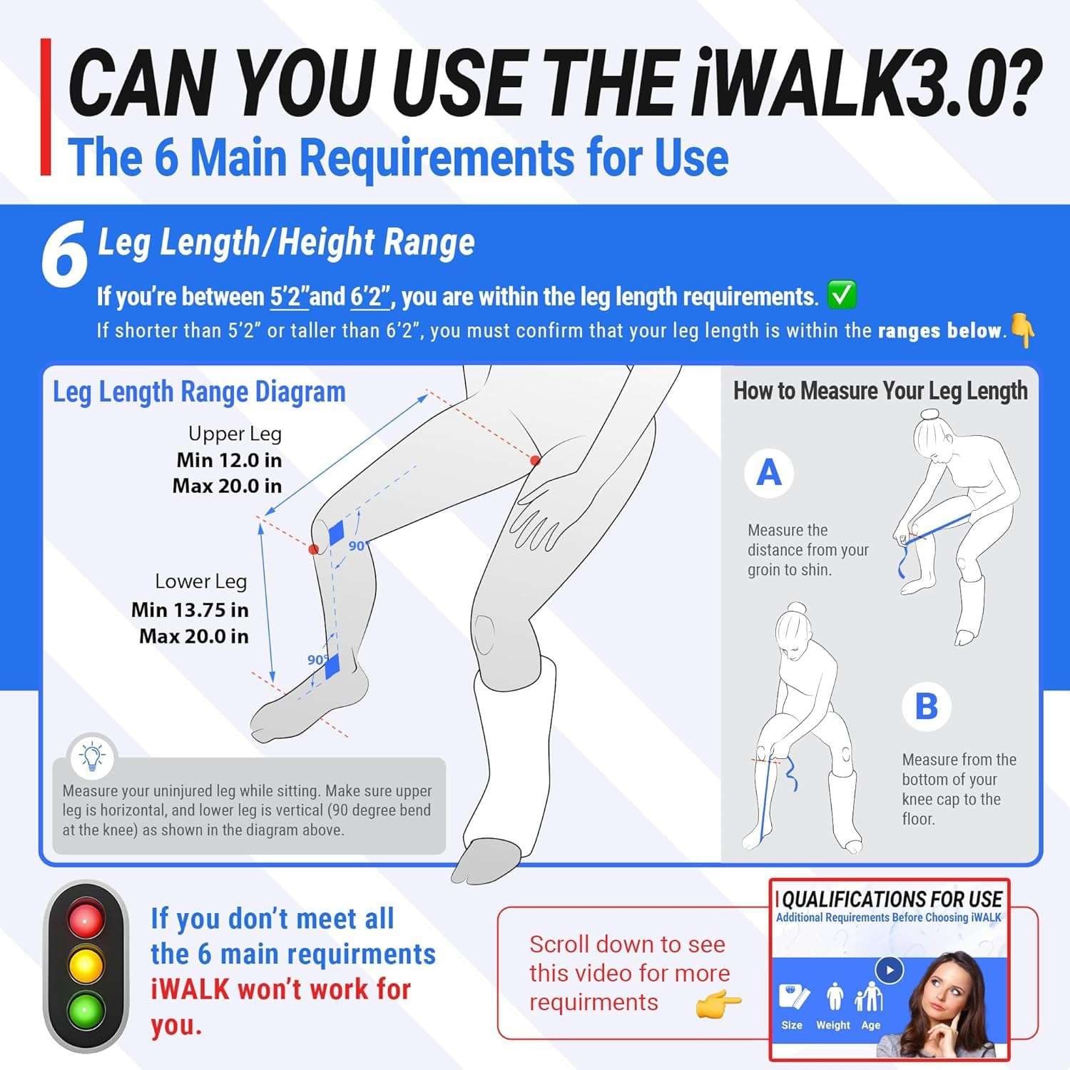 iWalk3.0 hands free crutch - Image 7