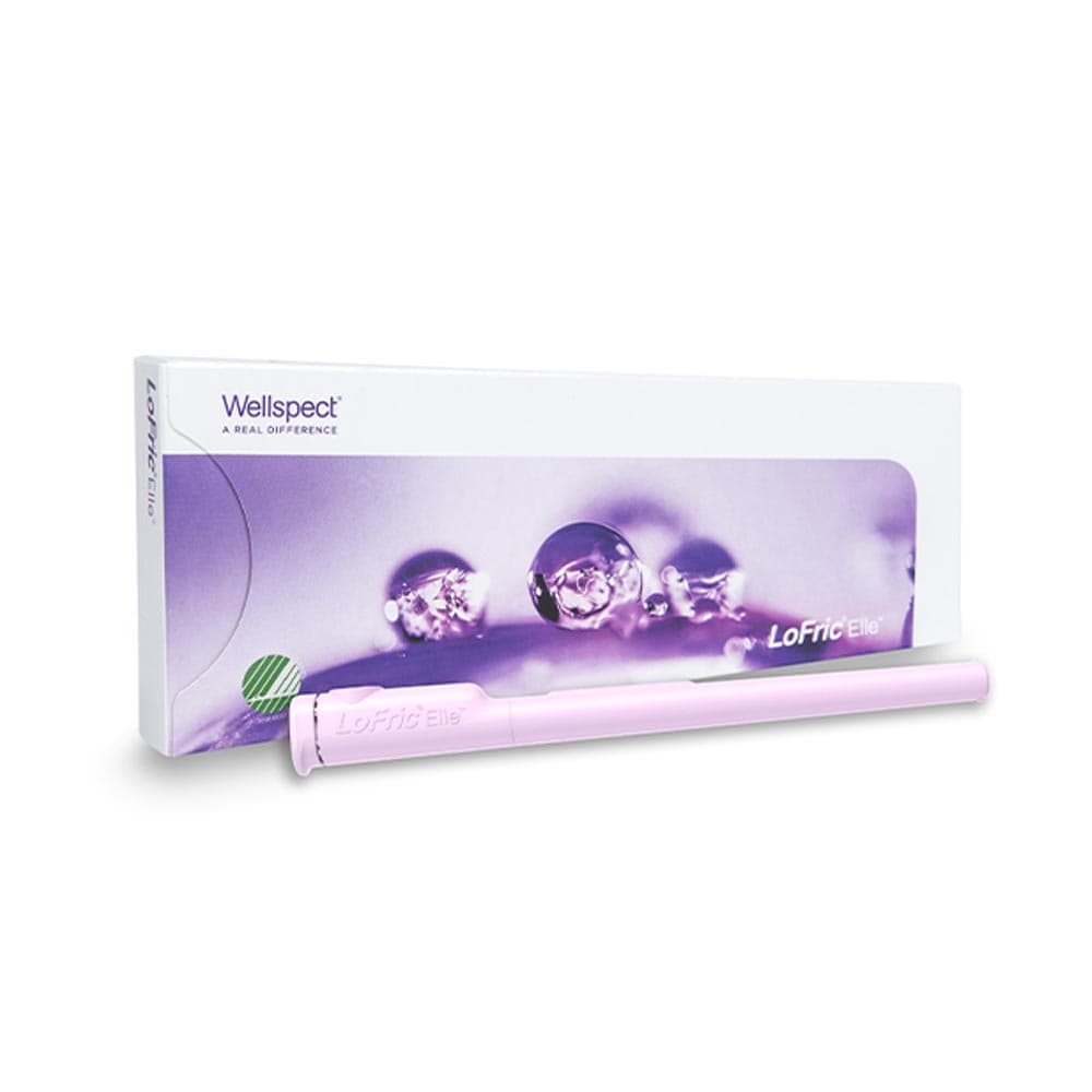 LoFric Elle Hydrophilic Intermittent Female Catheter with L-Shaped Handle, 14 Fr - Each - Image 1