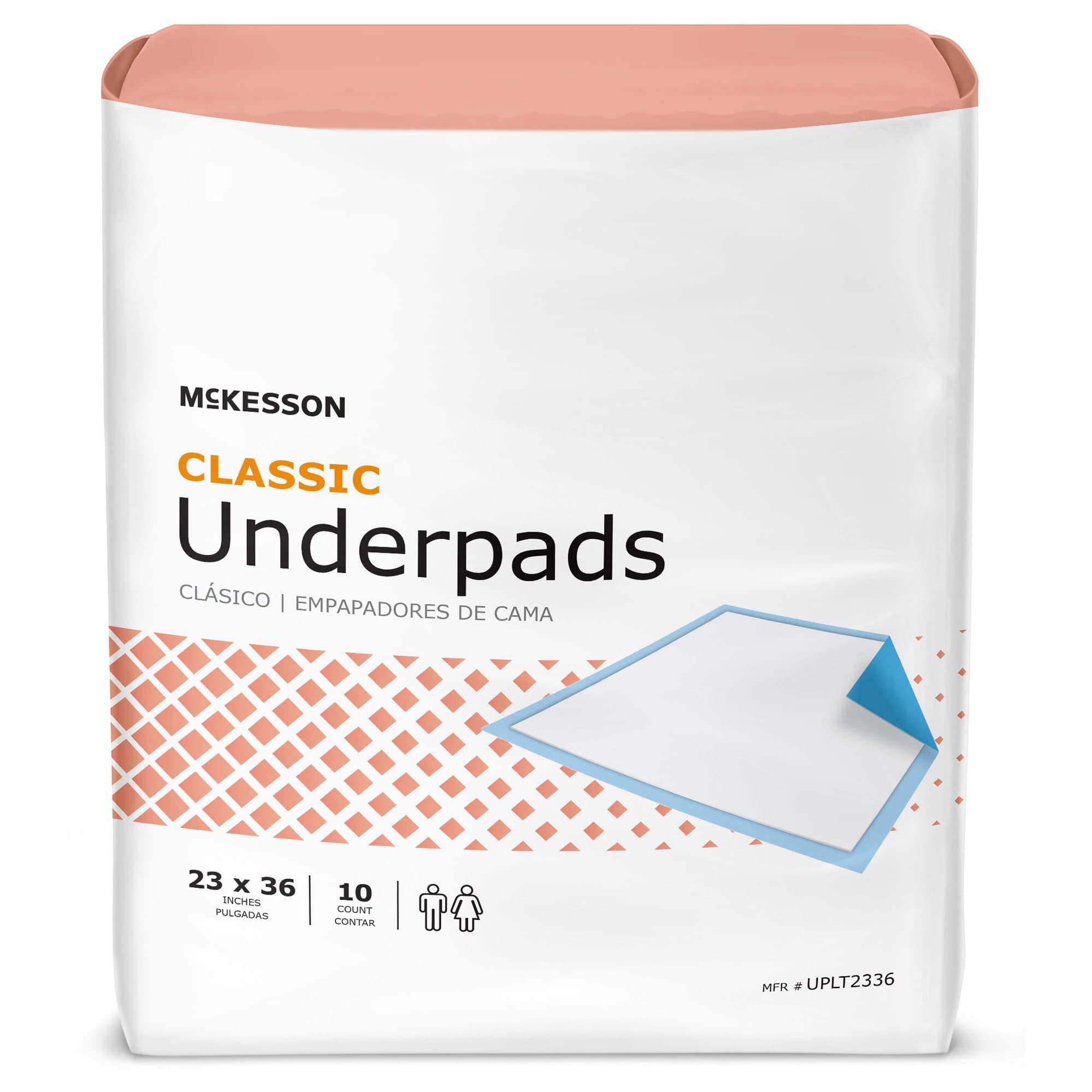 McKesson Classic Plus Underpads, 23 x 36 Inch - Case of 150 - Image 1