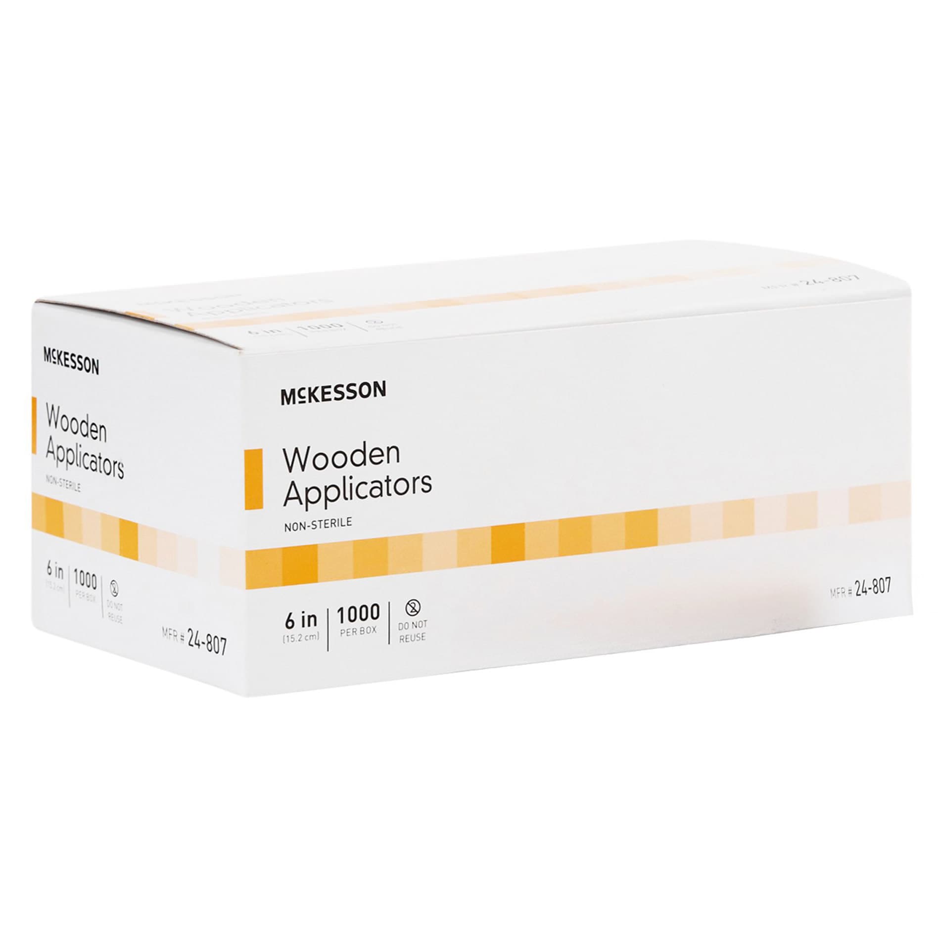 McKesson Wooden Applicators, 6 Inch - Box of 1000 - Image 1