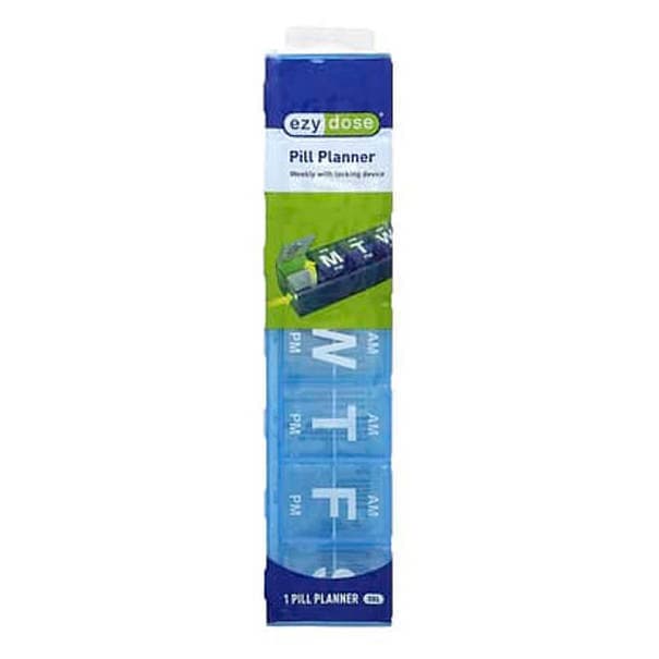 Ezy Dose Locking Weekly AM/PM Pill Planner - Image 1