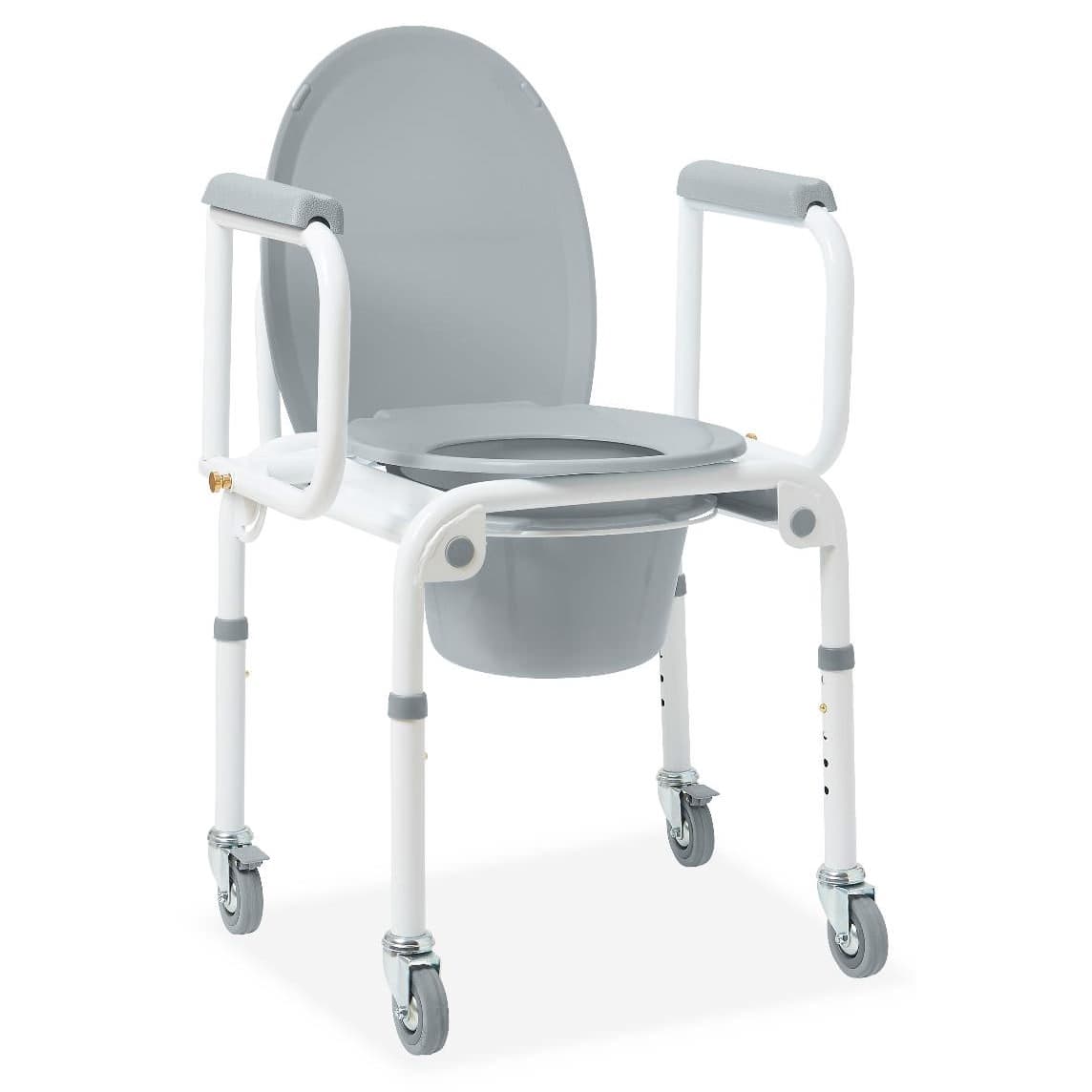 Medline Wheeled Drop-Arm Commode - Image 3