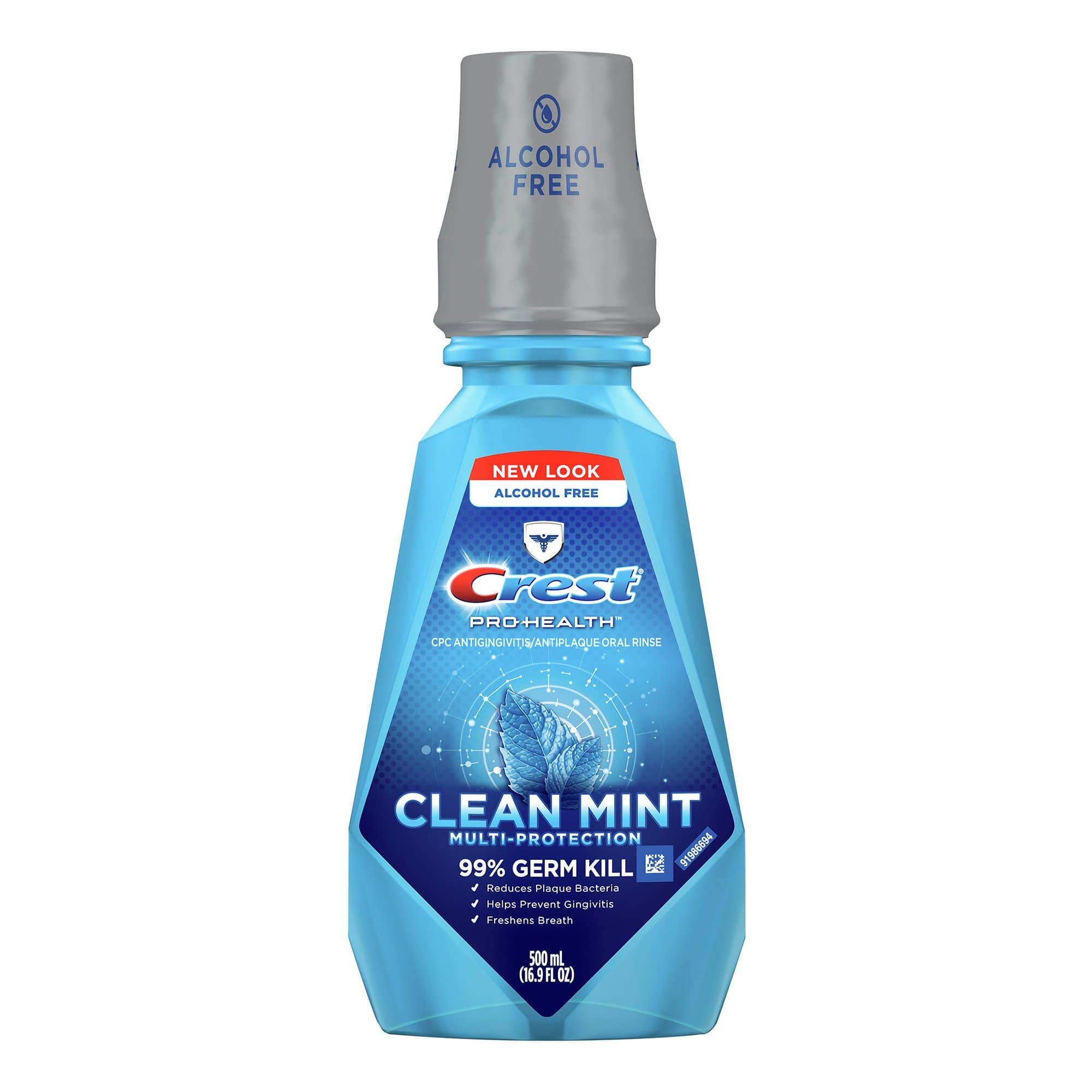 Crest Pro-Health Mouthwash, Mint Flavour, 500mL - Case of 4 - Image 1