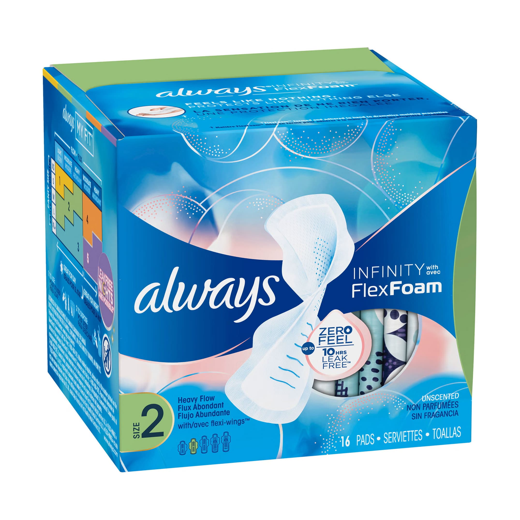 Always Infinity with Flex Foam Super Absorbency Feminine Pad - Image 2