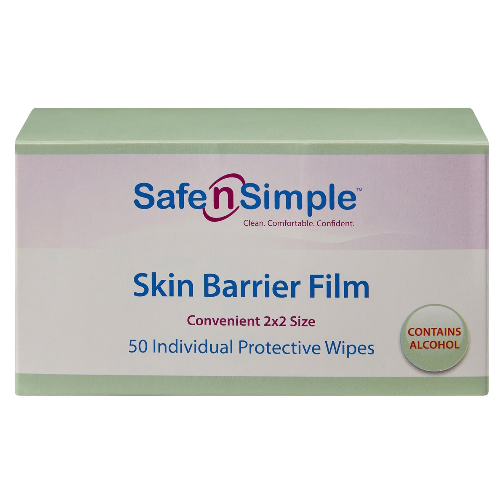 Safe n' Simple Skin Barrier Film Wipes , 2 x 2 Inch - Image 2