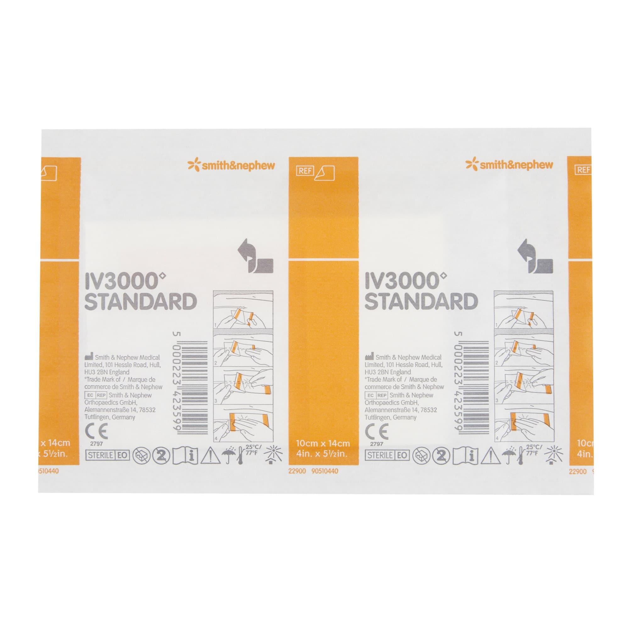 IV3000 Catheter Securement Dressing Sterile, 4 x 5 Inch - Each - Image 1