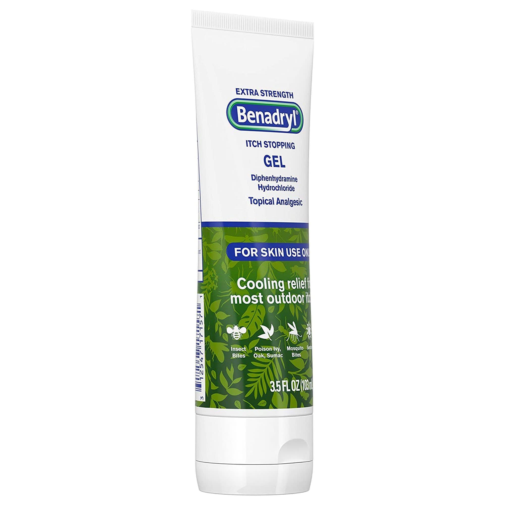 Benadryl Itch Relief Gel, 3.5 oz - Image 3