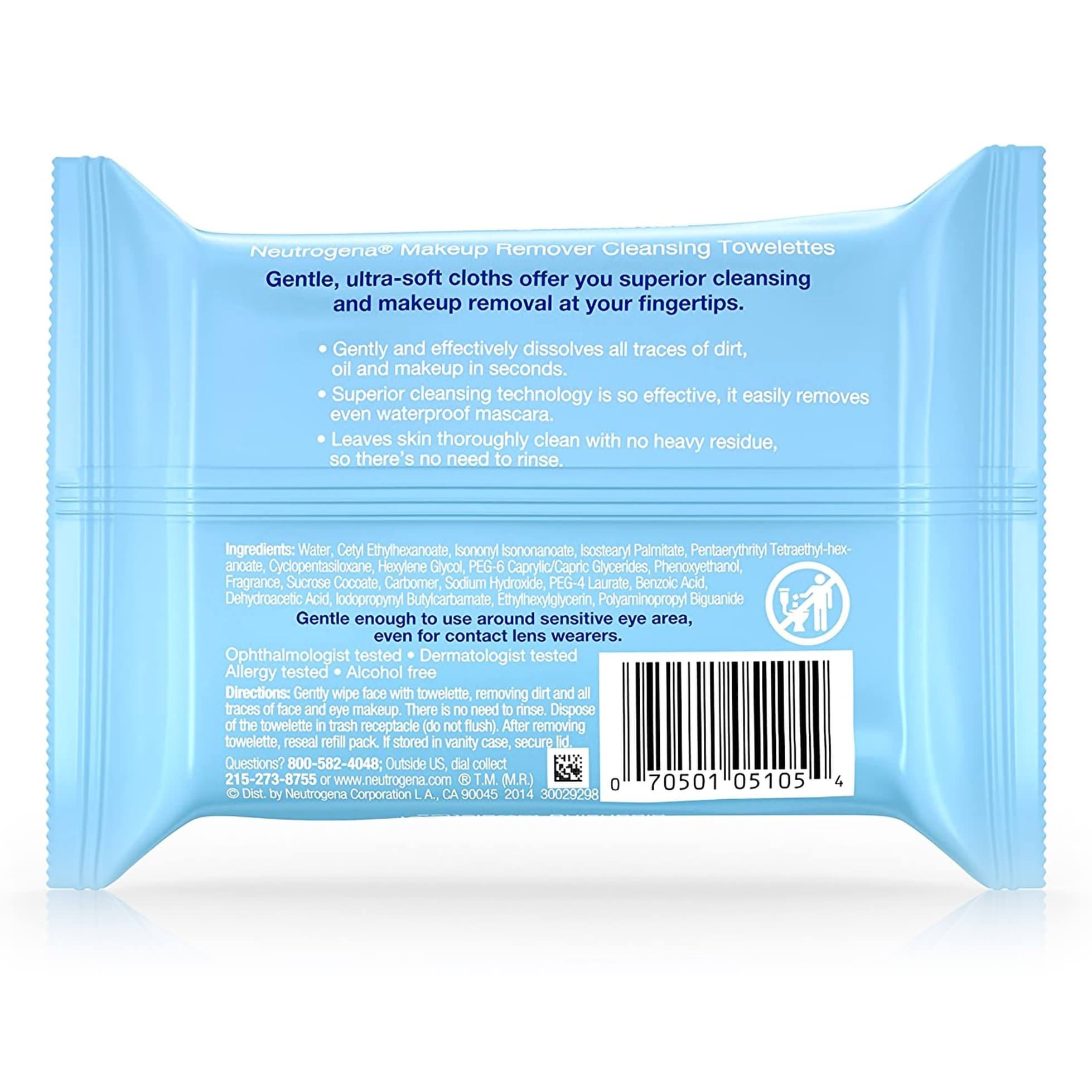 Neutrogena Makeup Remover Cleansing Wipes - Image 3