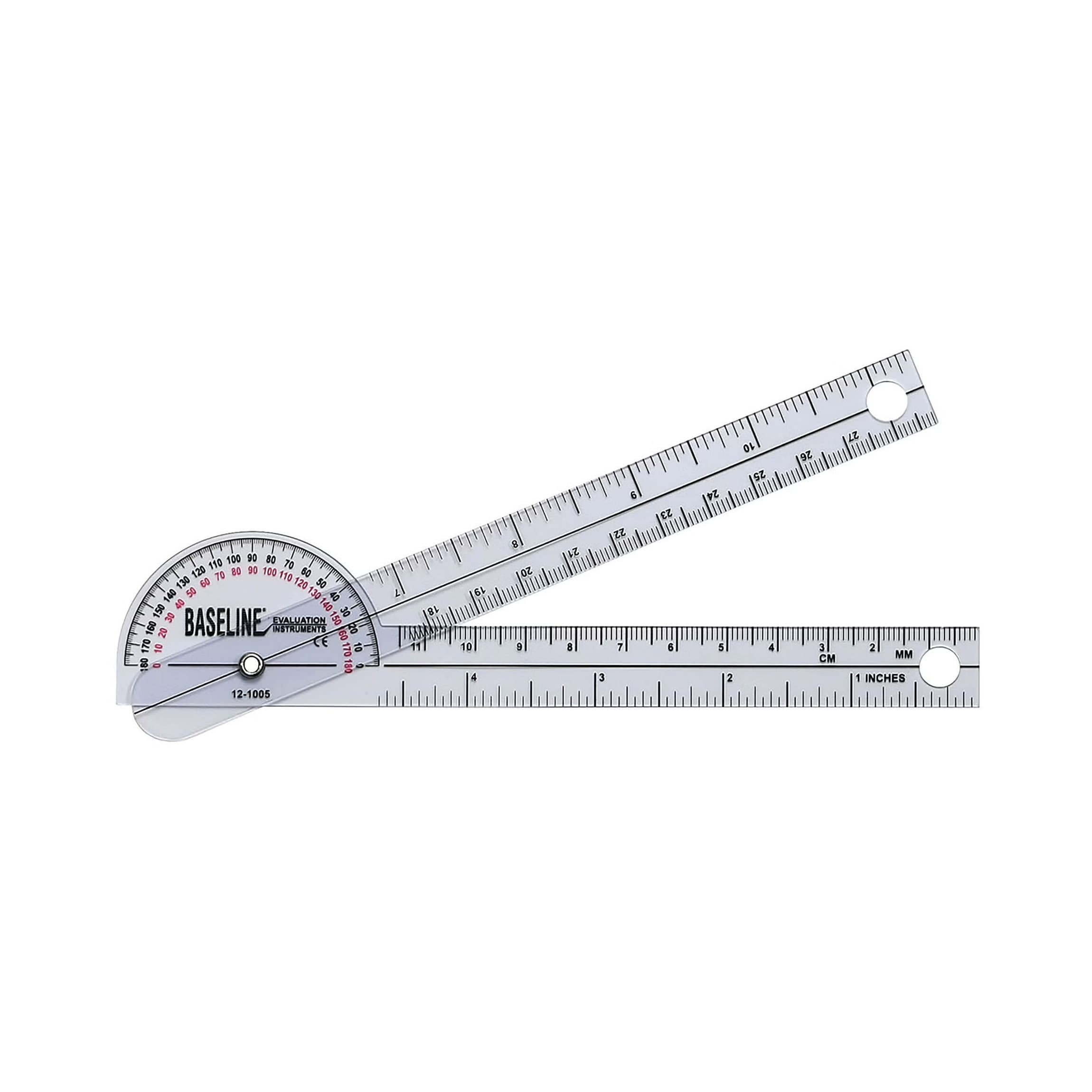Baseline Plastic Goniometer 6 Inch Arms - Image 1