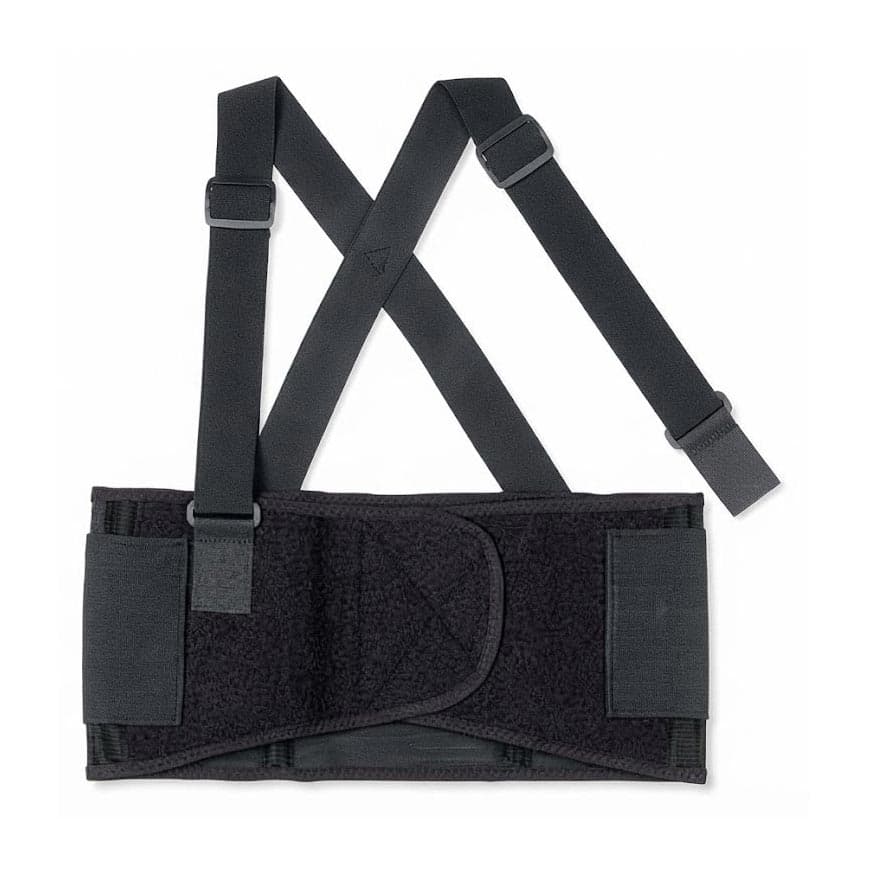 ProFlex 1650 Economy Occupational Back Support Black Hook n Loop Closure Unisex 7-1/2 Inch Height - Image 1
