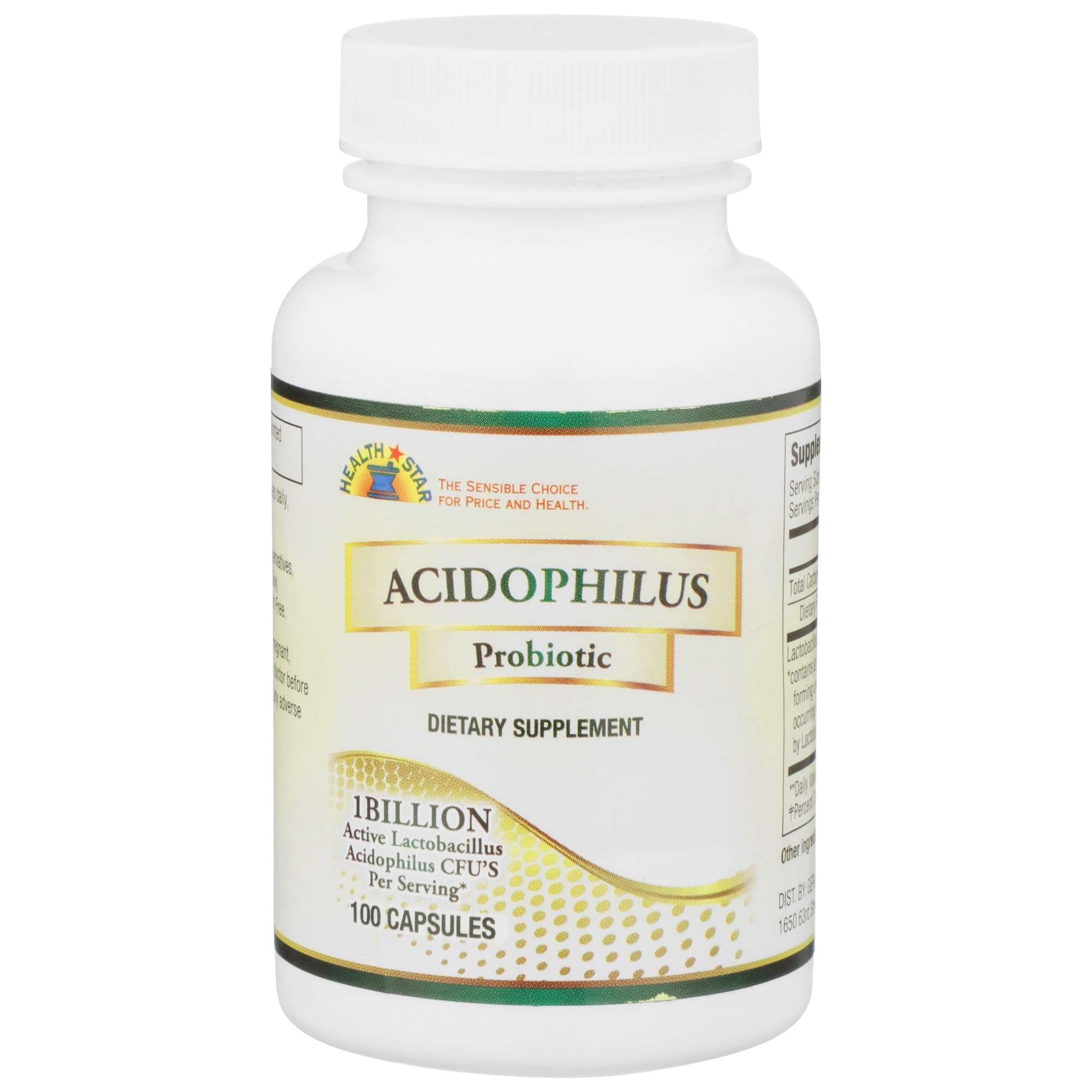 Health Star Acidophilus Probiotic Supplement Tablets - Image 3