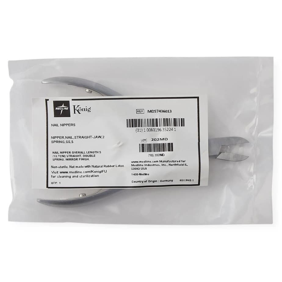 Konig Double Spring Straight Jaw Nail Nipper, 5 Inch - Each - Image 5