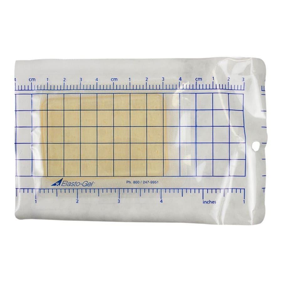 Elasto-Gel Absorbent Wound Dressing, 4-Way Stretch Backing, 4 x 4 Inch - Image 1