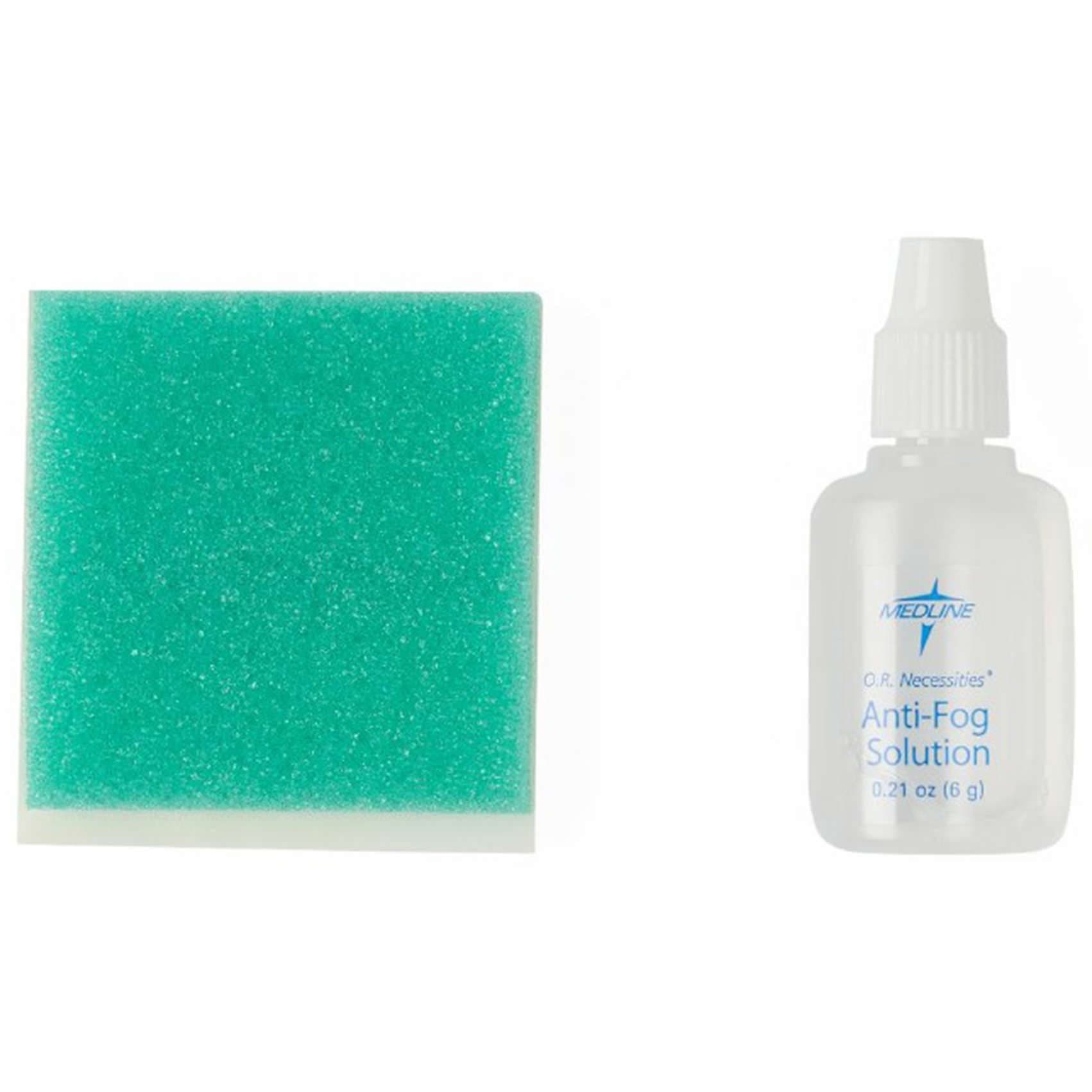 Medline Antifog Solution with Sponge and Fluid Kit - Image 3
