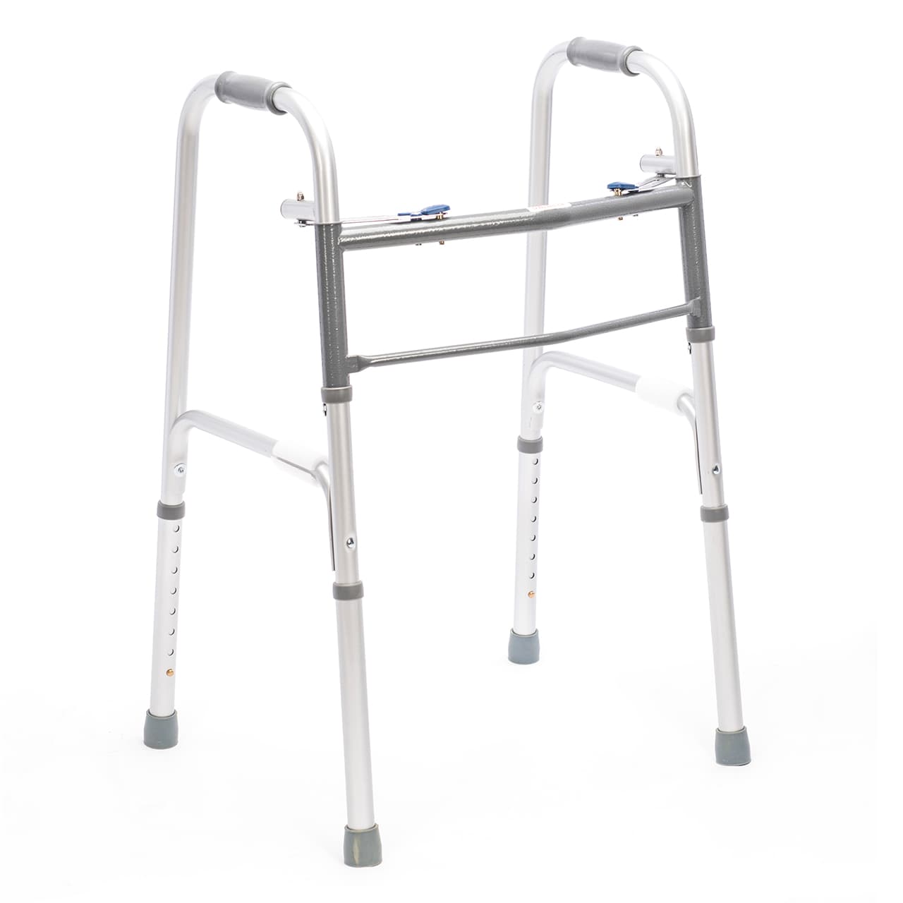 Protekt® Two-Button Folding Steel Walker - Image 2