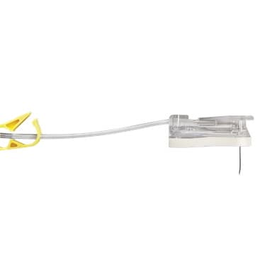 Deltec Gripper Plus Safety Needles with Y-Site, 22 Gauge, 1-1/4 Inch - Box of 12 - Image 1