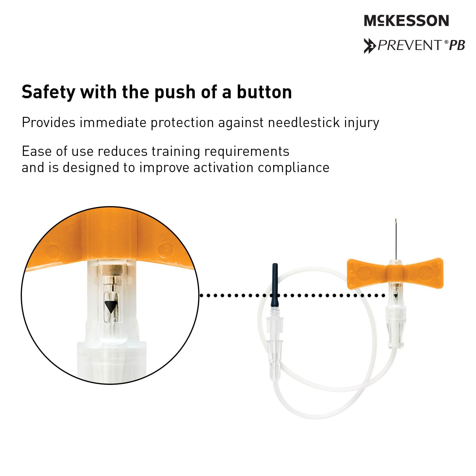 McKesson Prevent PB Blood Collection Set with Multi-Sample Luer Adapter - Image 4