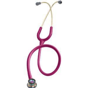 3M Littmann Classic II Rainbow Finish Classic Stethoscope, Pediatric, Raspberry - Image 1